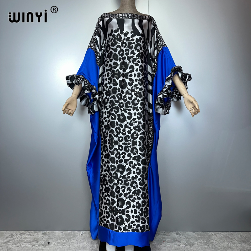 Summer Holiday Clothing Women - WINYI summer Leopard print evening dress