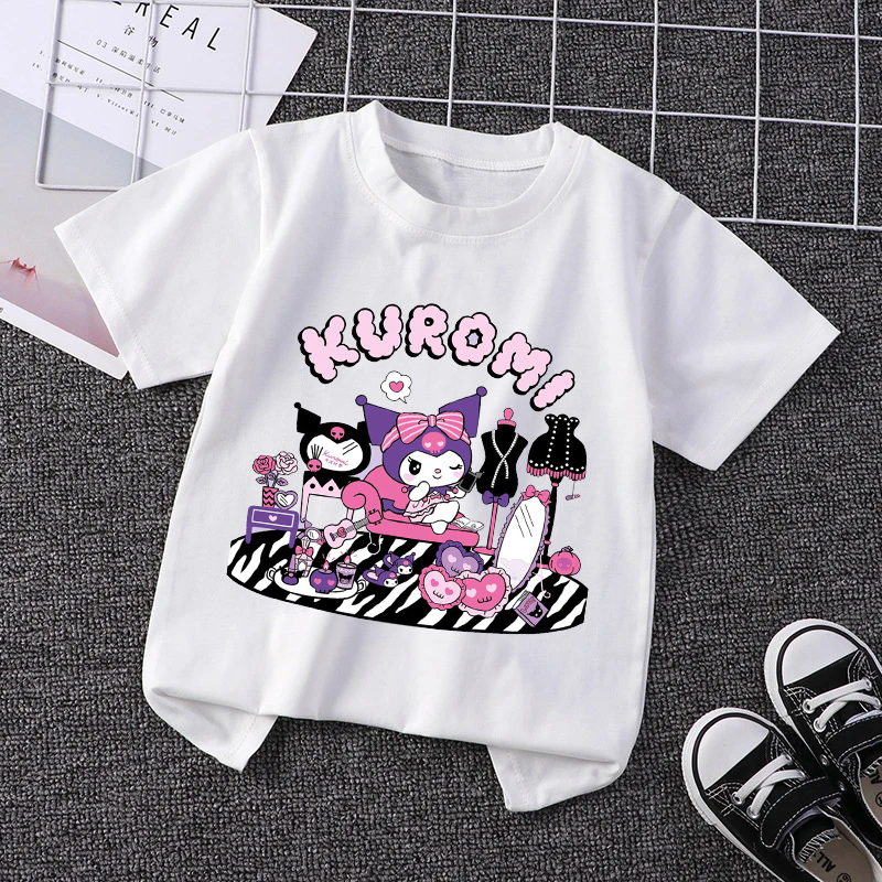Summer Clothing For Babies - Kuromi Girls Clothing Cute Girl Cotton