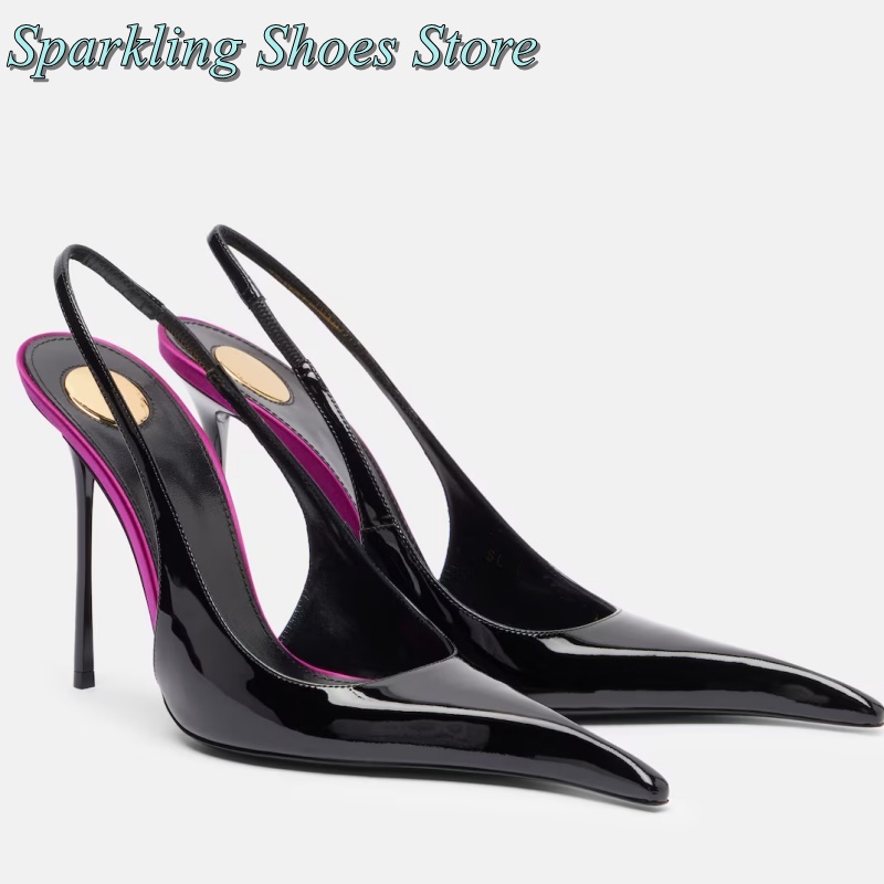 New Black Patent High Heels Pa - Summer Clothing Sale Women avis et prix