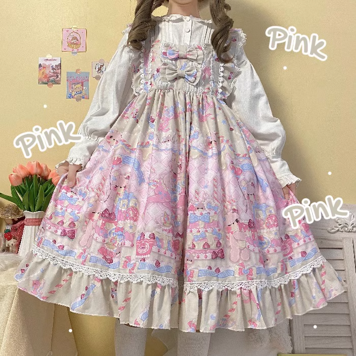 Kawaii Lolita Dress Strap JSK  - Summer Victorian Clothing avis et prix