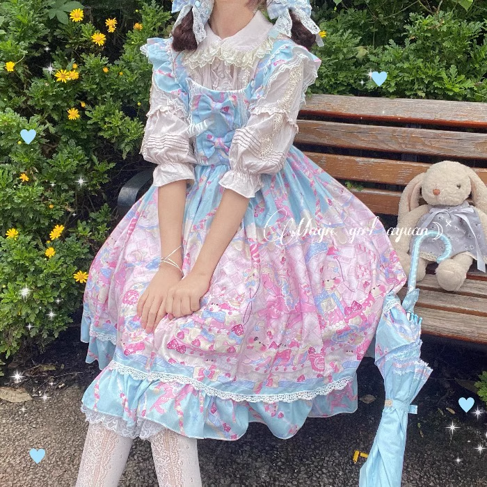 Kawaii Lolita Dress Strap JSK  - Summer Victorian Clothing avis et prix