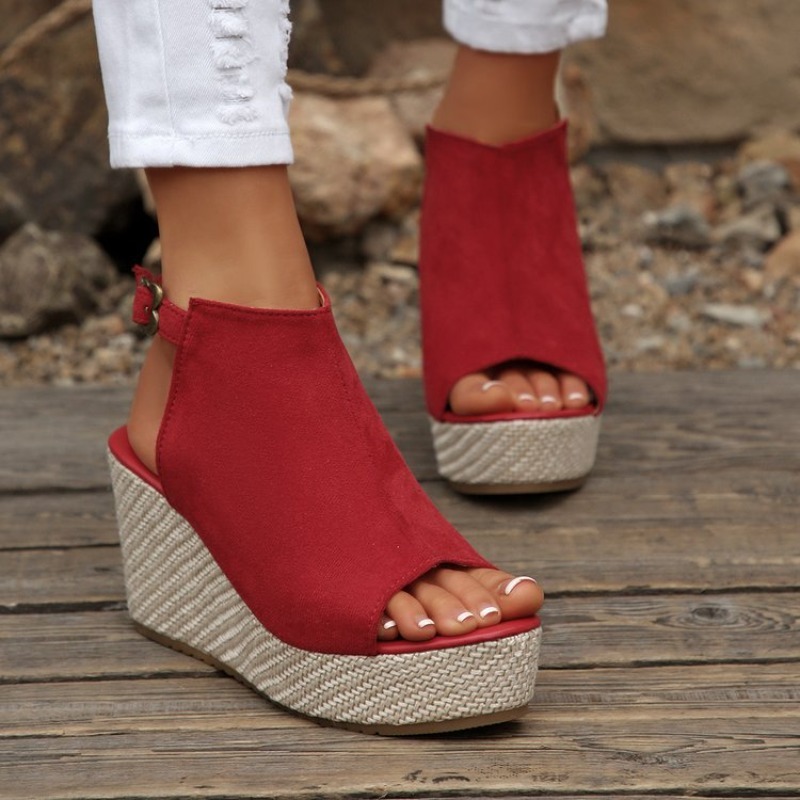 Women Sandals Summer Wedge Pla - Espadrille Sandal Women avis et prix
