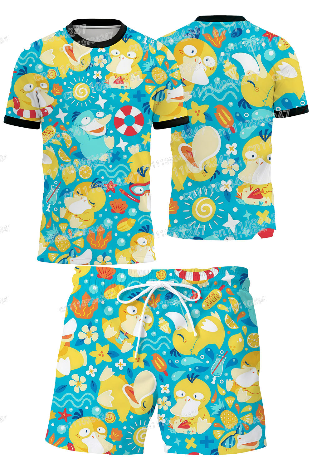 2026 Hot Sale Pokemon Psyduck  - Summer Holiday Clothing Women avis et prix
