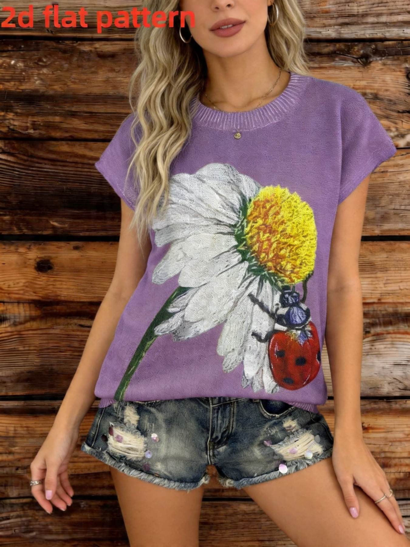 Printed Design - Nottextured S - Summer Clothing Yarn avis et prix