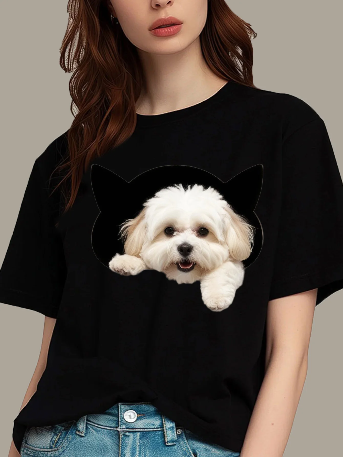 Dog Print Fun & Cheerful Women - Summer Clothing Looks avis et prix
