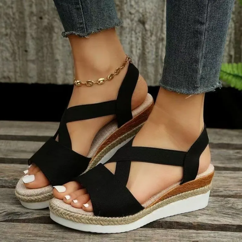 Women's Platform Wedge Sandals - Espadrille Sandal Women avis et prix
