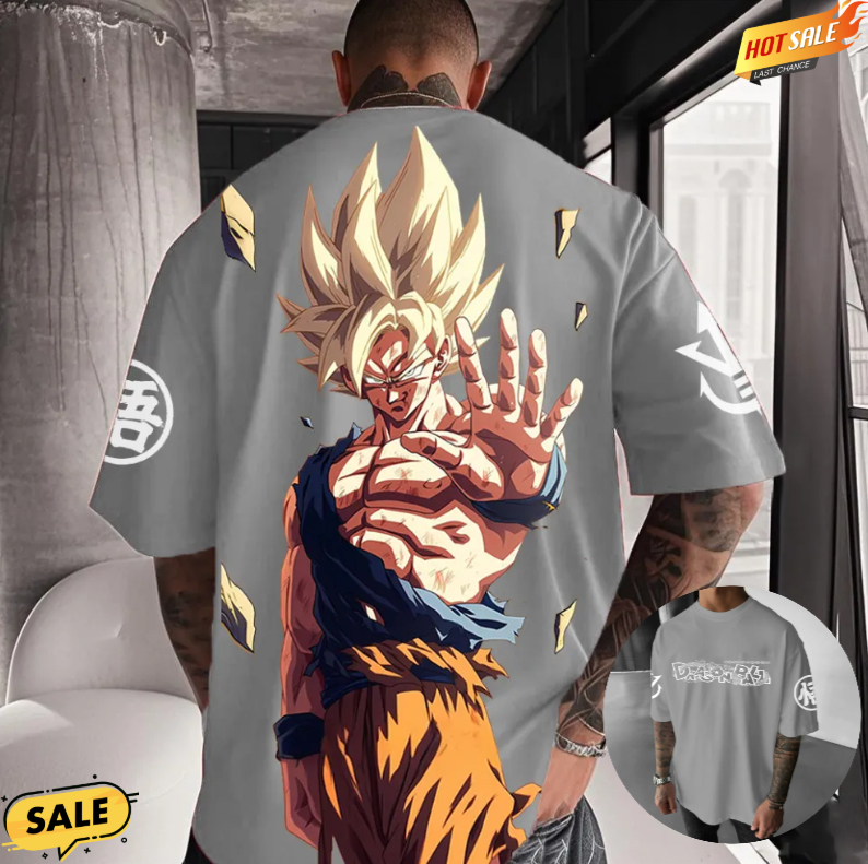 Son Goku Anime Dragon Ball 202 - Summer Clothing Men 2025 avis et prix