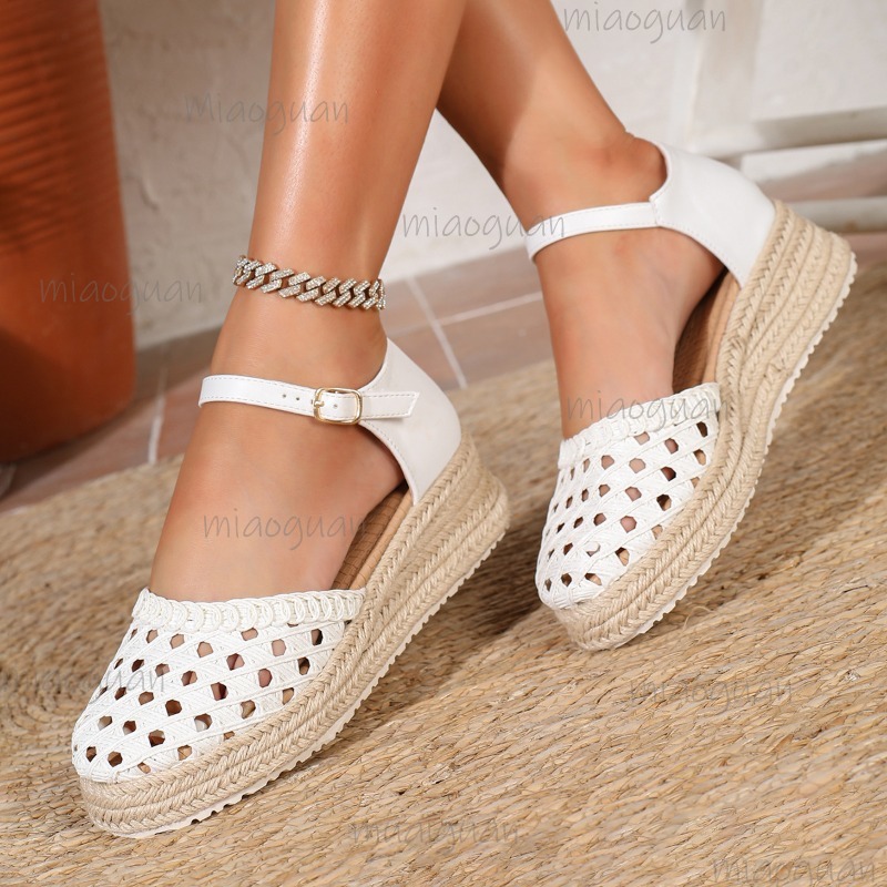 Boho Women's Hollow Out Woven  - Espadrille Sandal Women avis et prix