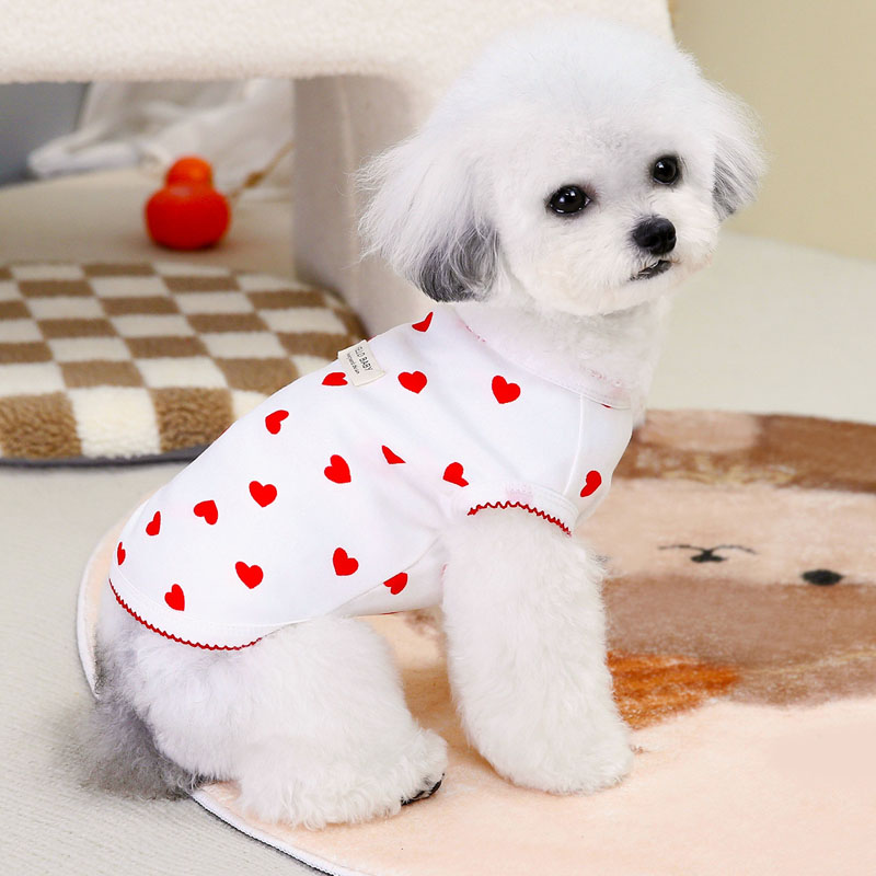 Yellow Red Dog Clothes Short S - Xl Summer Clothing avis et prix
