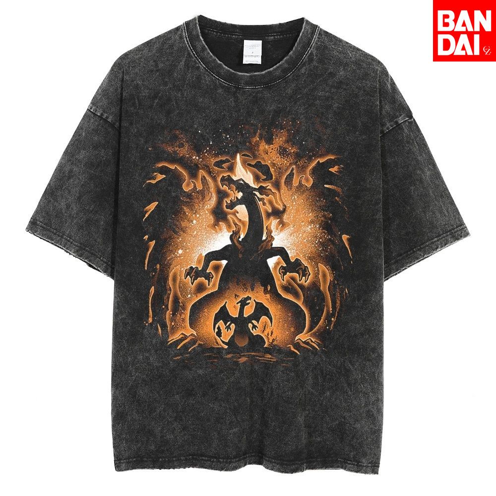 Pokemon Charizard T Shirt Men  - Japanese Summer Clothing Men avis et prix