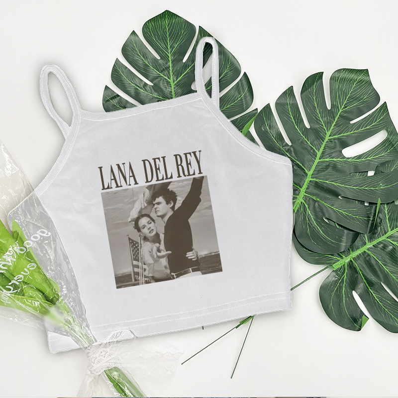 LANA DEL REY Gothic Print Halt - Summer Clothing Zara avis et prix