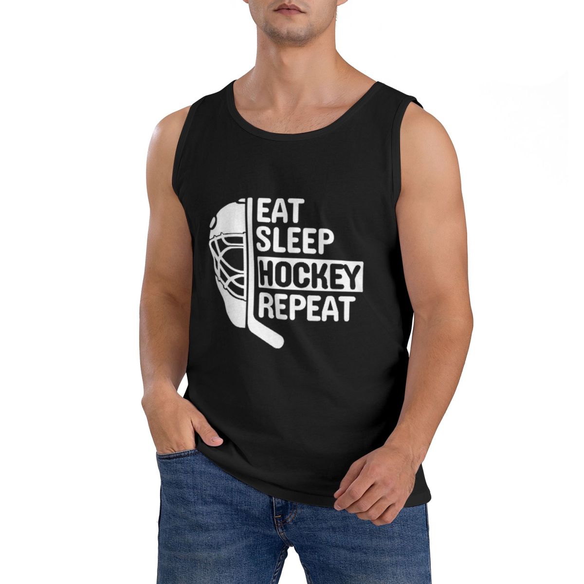 100% Cotton Funny Hockey Quote - Summer Clothing Quotes avis et prix