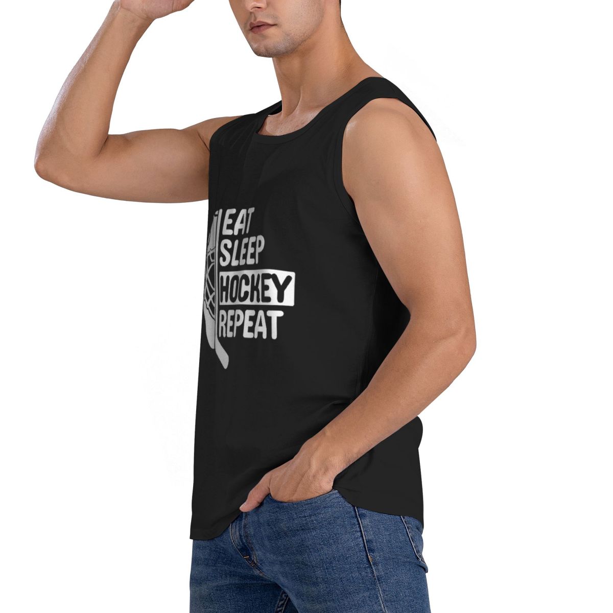 100% Cotton Funny Hockey Quote - Summer Clothing Quotes avis et prix