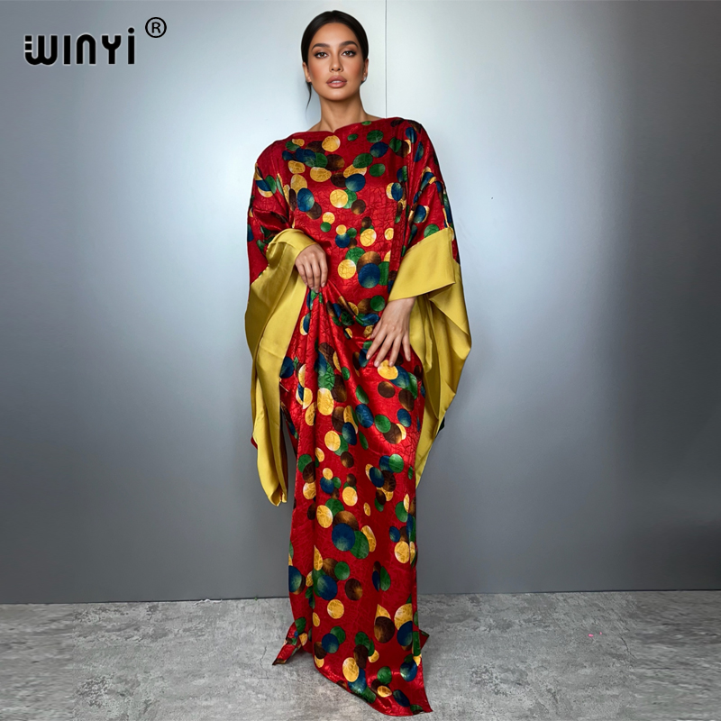 WINYI summer kuwait print even - Summer Holiday Clothing Women avis et prix