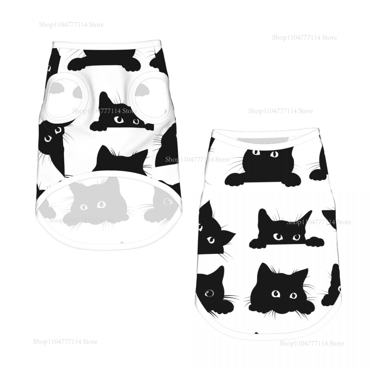 Black Cats Looking Out Of The  - Summer Clothing Looks avis et prix