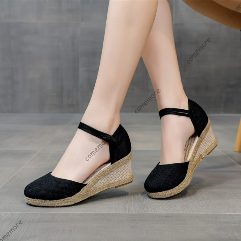 Comemore Sandals High Heel Sum - Espadrille Sandal Women avis et prix