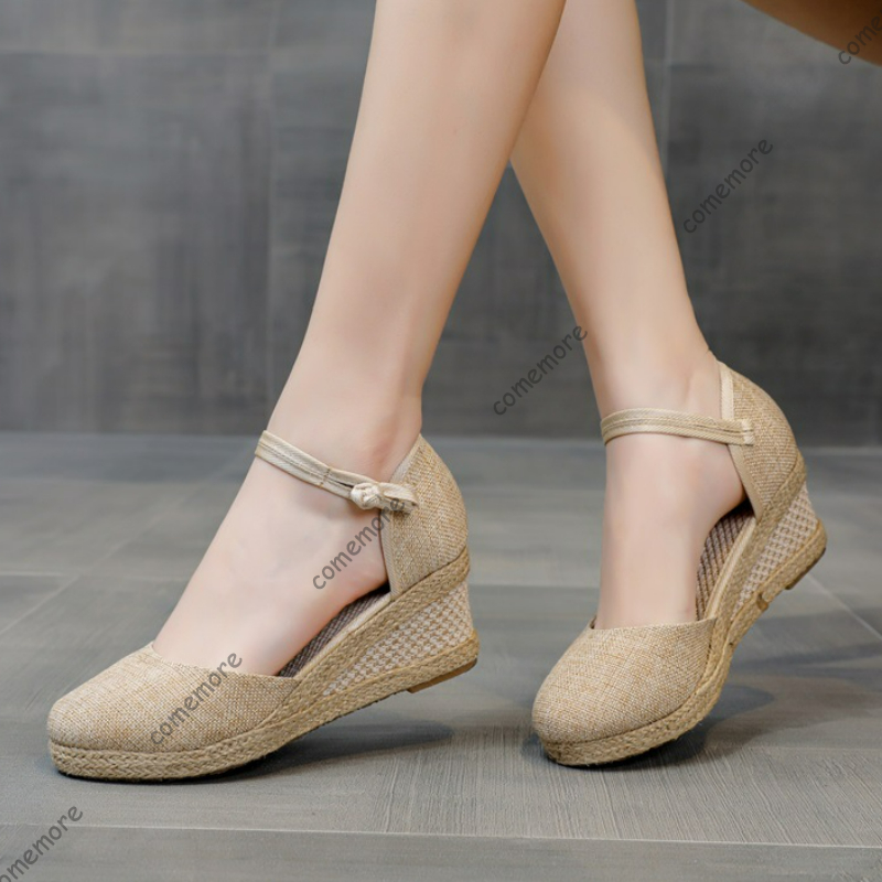 Comemore Sandals High Heel Sum - Espadrille Sandal Women avis et prix
