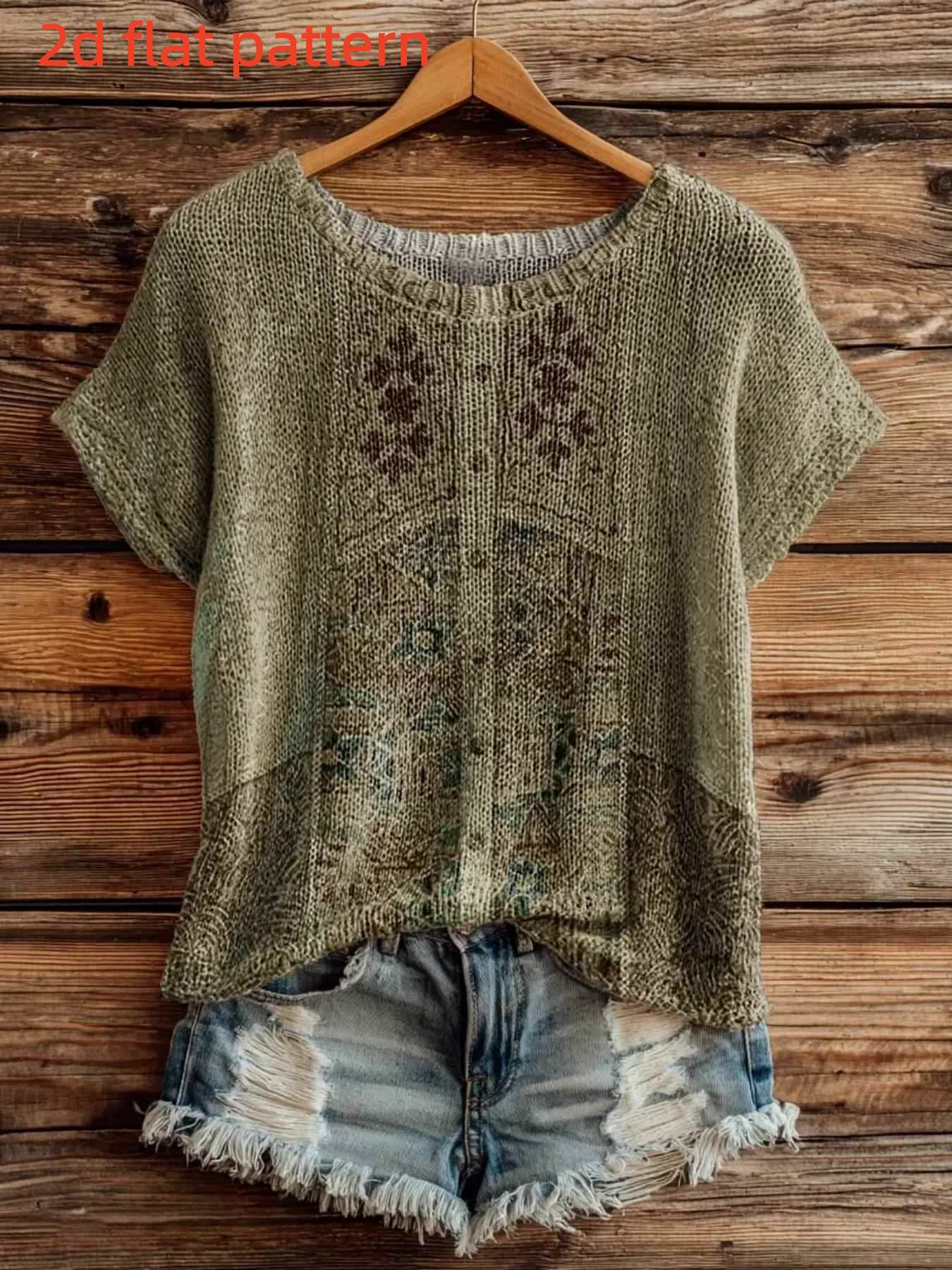 Printed Design - Nottextured S - Summer Clothing Yarn avis et prix