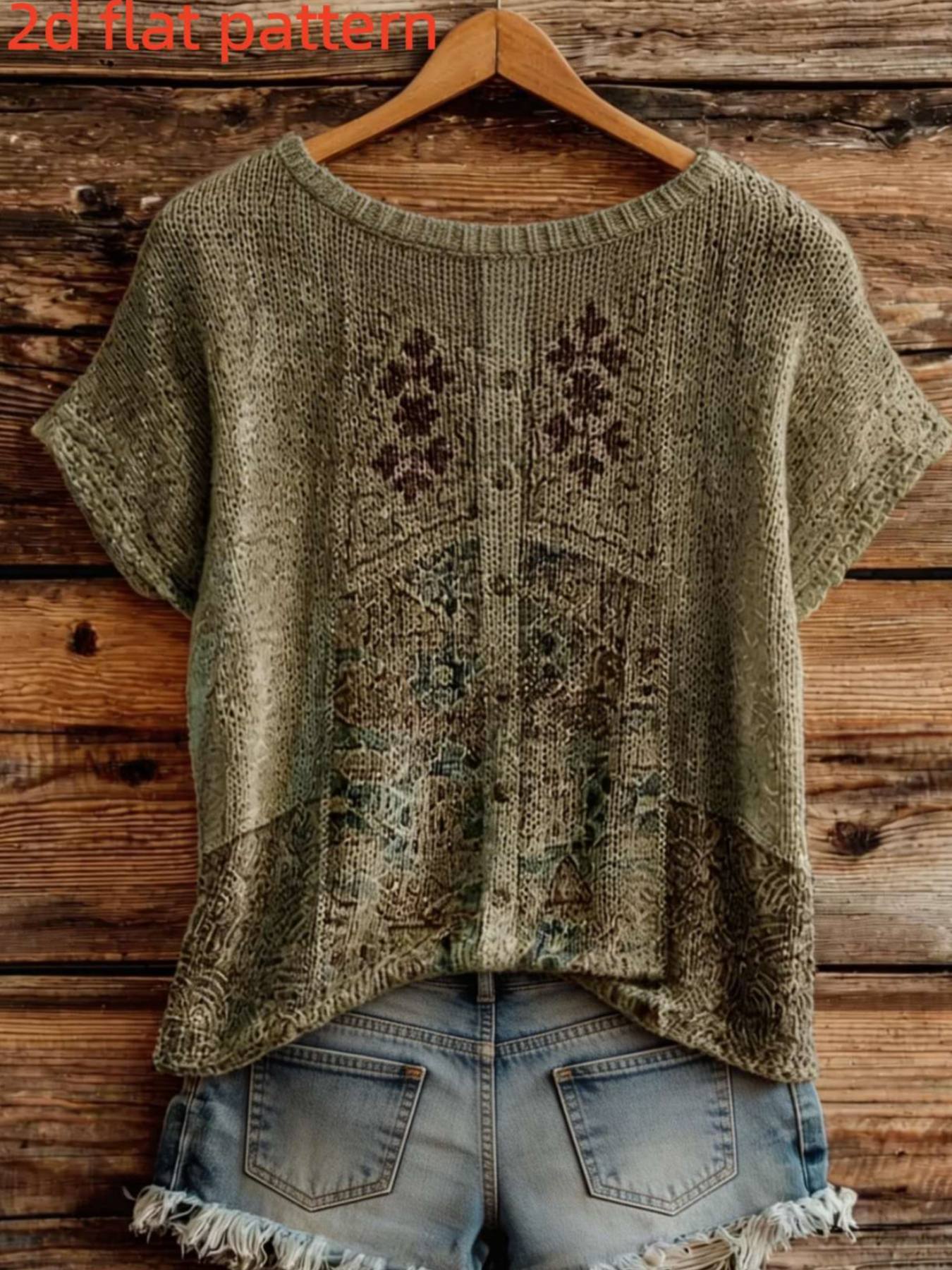 Printed Design - Nottextured S - Summer Clothing Yarn avis et prix