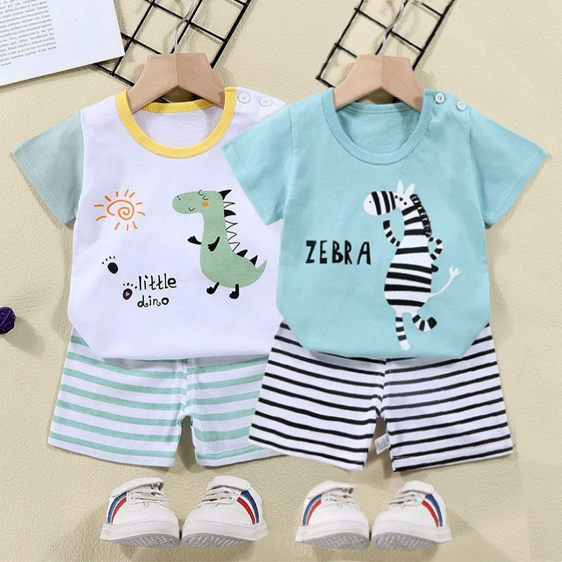 Cotton Tees+Shorts 2-piece Tra - Summer Clothing For Babies avis et prix
