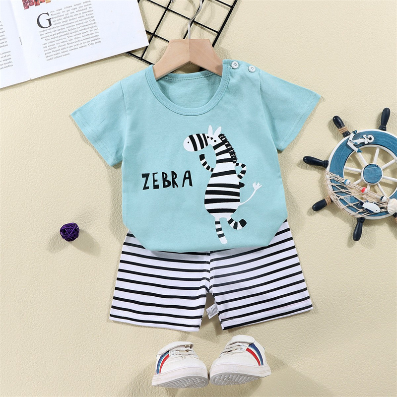 Cotton Tees+Shorts 2-piece Tra - Summer Clothing For Babies avis et prix
