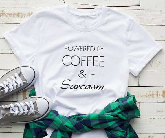 Sugarbaby Coffee and sarcasm s - Summer Clothing Quotes avis et prix
