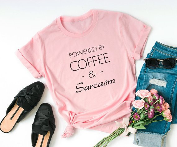 Sugarbaby Coffee and sarcasm s - Summer Clothing Quotes avis et prix