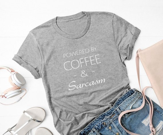 Sugarbaby Coffee and sarcasm s - Summer Clothing Quotes avis et prix
