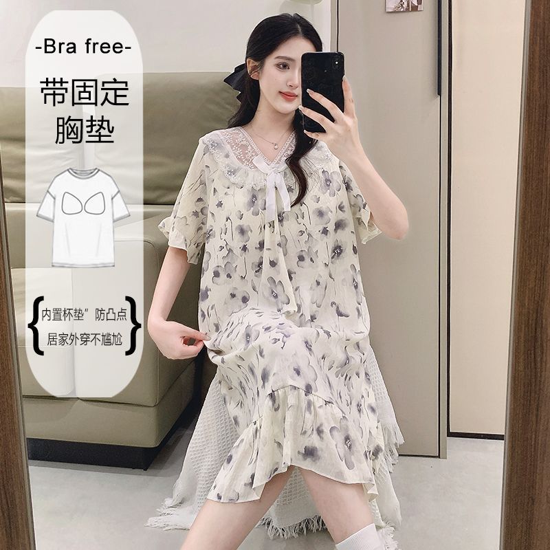 Plus Size Sweet Floral Print N - Summer Upf Clothing avis et prix