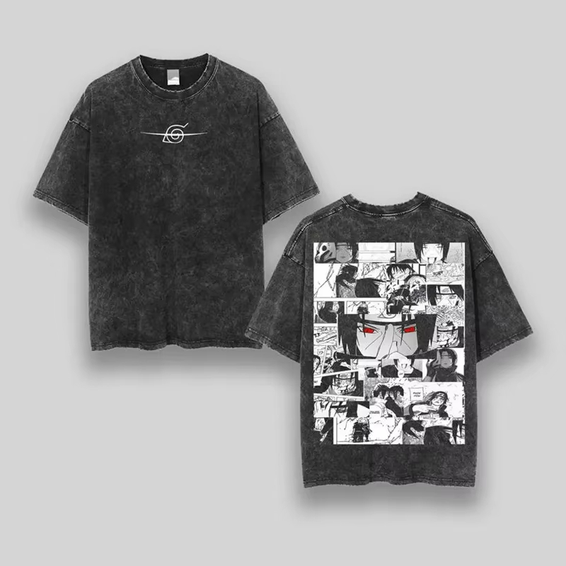 2026 summer Naruto Oversized T - Japanese Summer Clothing Men avis et prix