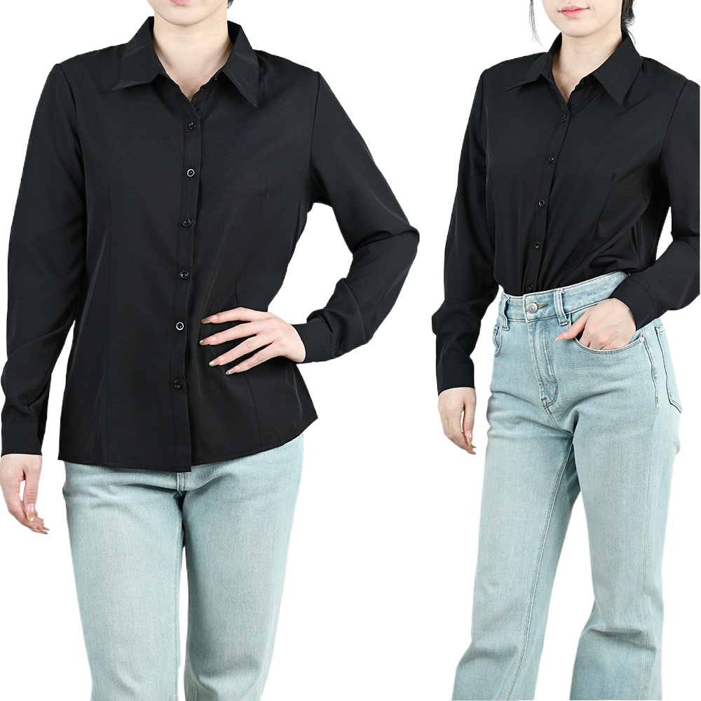 Office Women's White Black Blo - Xl Summer Clothing avis et prix