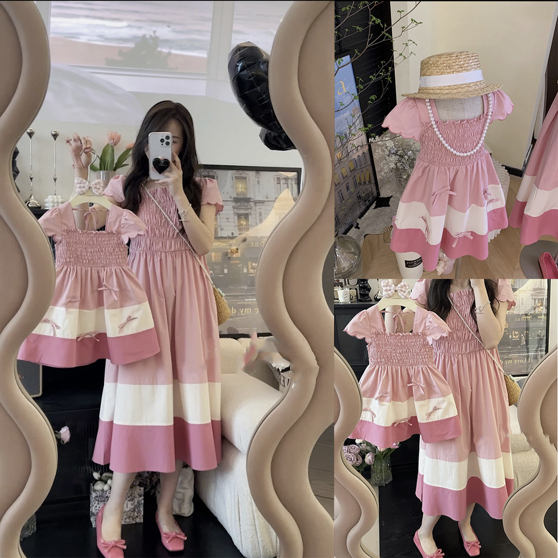2024 Summer Mom and Daughter M - Summer Holiday Clothing Women avis et prix