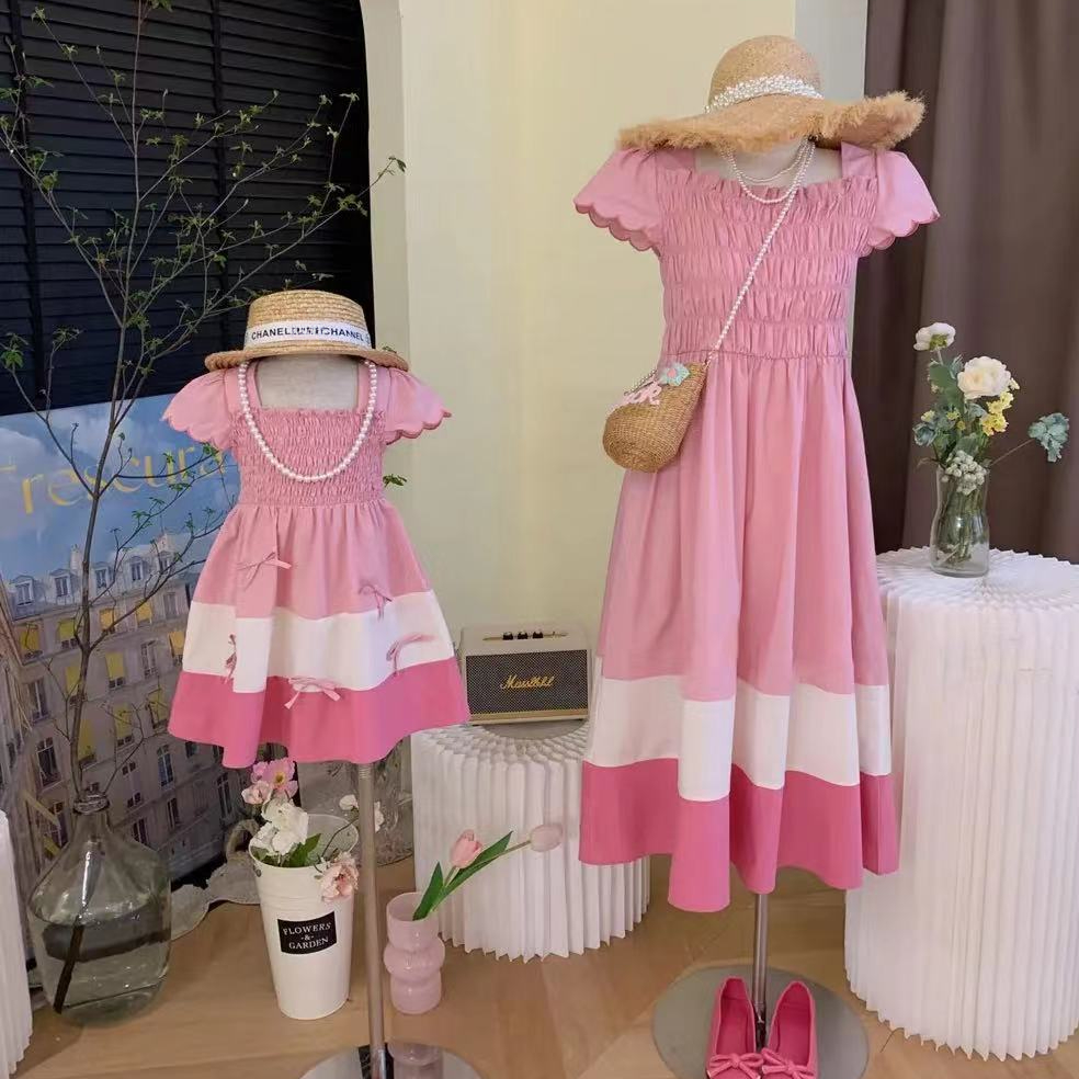 2024 Summer Mom and Daughter M - Summer Holiday Clothing Women avis et prix