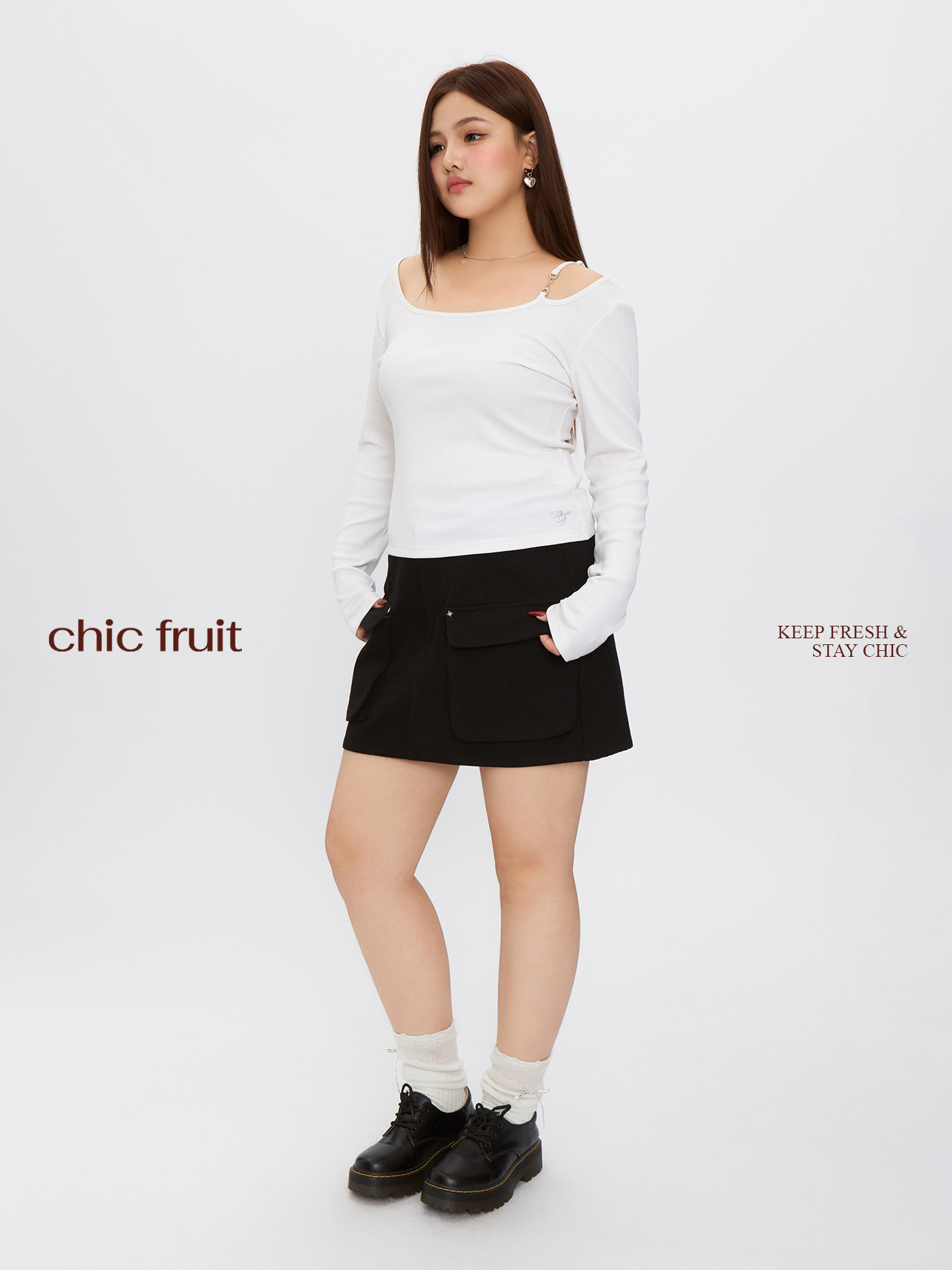 High Waist A-Line Half Skirt w - Summer Line Clothing Brand avis et prix