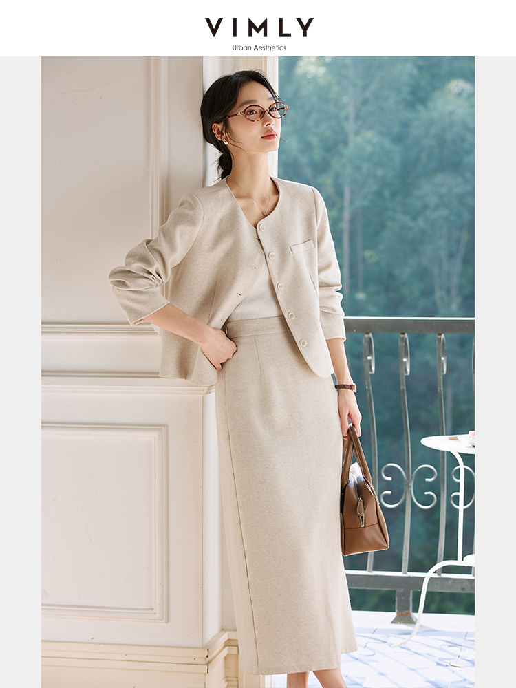 VIMLY Oatmeal Linen Cropped Ja - Crew Clothing Summer Jacket avis et prix