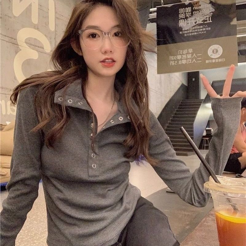 Women Fashion Slim Long Sleeve - Summer Clothing Yarn avis et prix