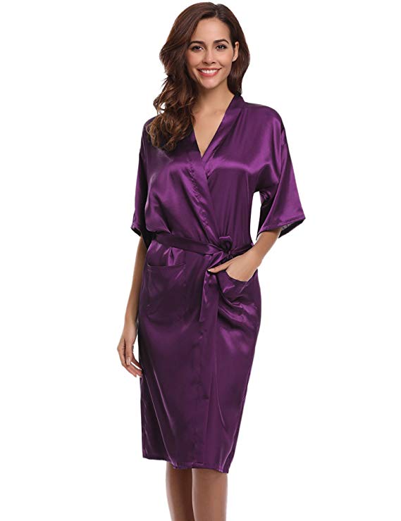 PURPLE Womens Robe Hot Sale Fa - Xl Summer Clothing avis et prix