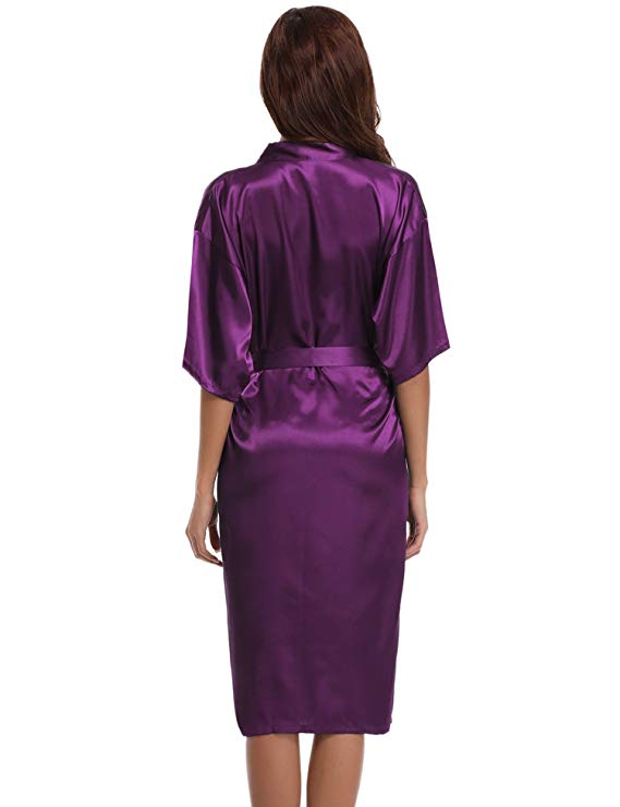 PURPLE Womens Robe Hot Sale Fa - Xl Summer Clothing avis et prix