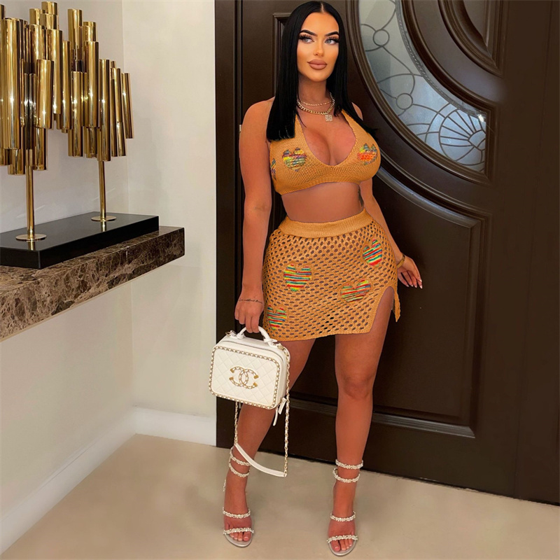 Summer Knitted Crochet Hollow  - Summer Clothing Vacation avis et prix
