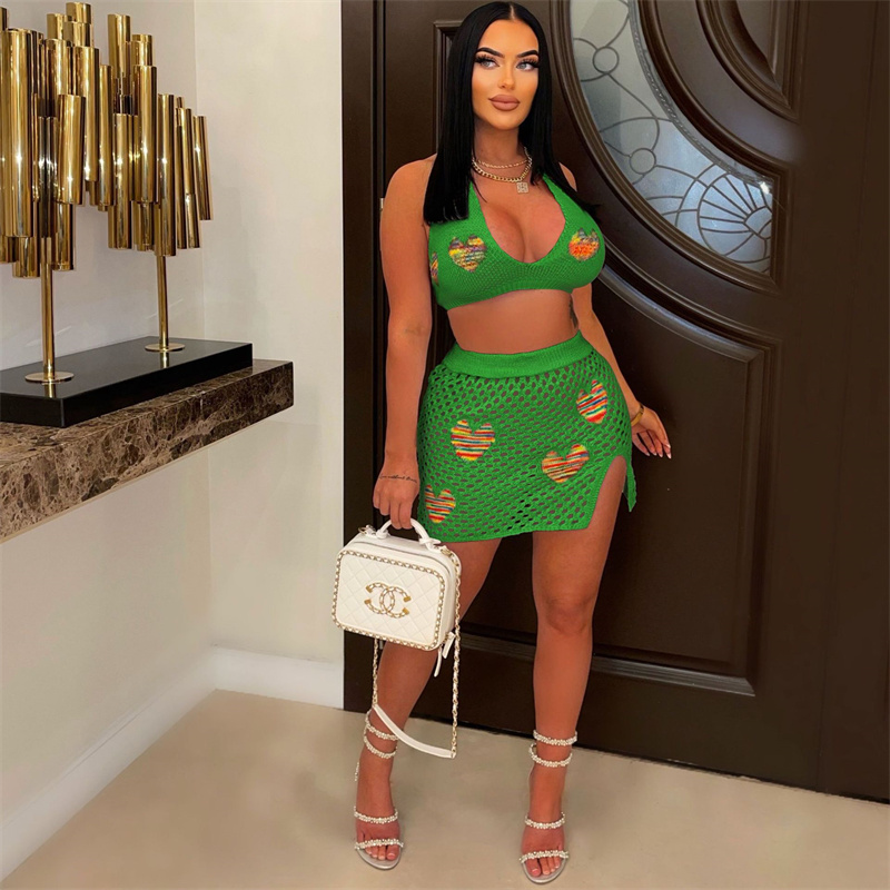 Summer Knitted Crochet Hollow  - Summer Clothing Vacation avis et prix