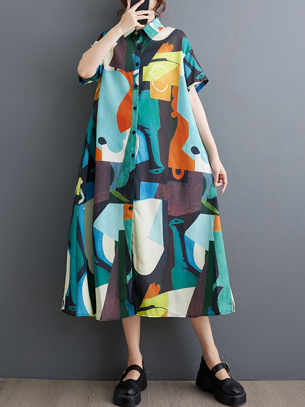 Loose A-Line Short Sleeve Summ - Summer Line Clothing Brand avis et prix