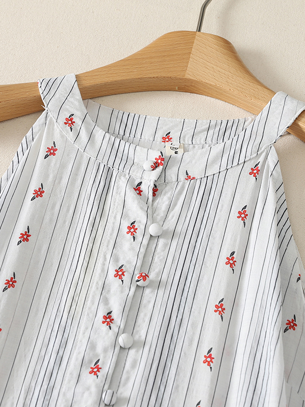Elegant A-Line Dress Floral Pr - Summer Line Clothing Brand avis et prix