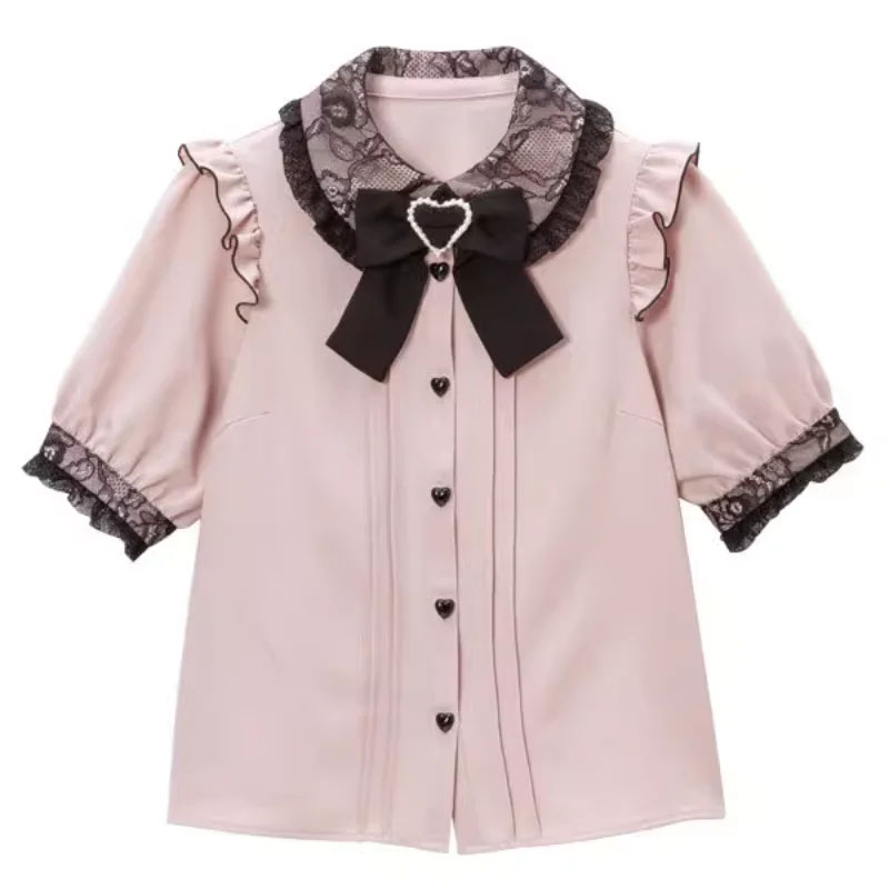 Kawaii Women Shirts Lolita Y2K - Xl Summer Clothing avis et prix