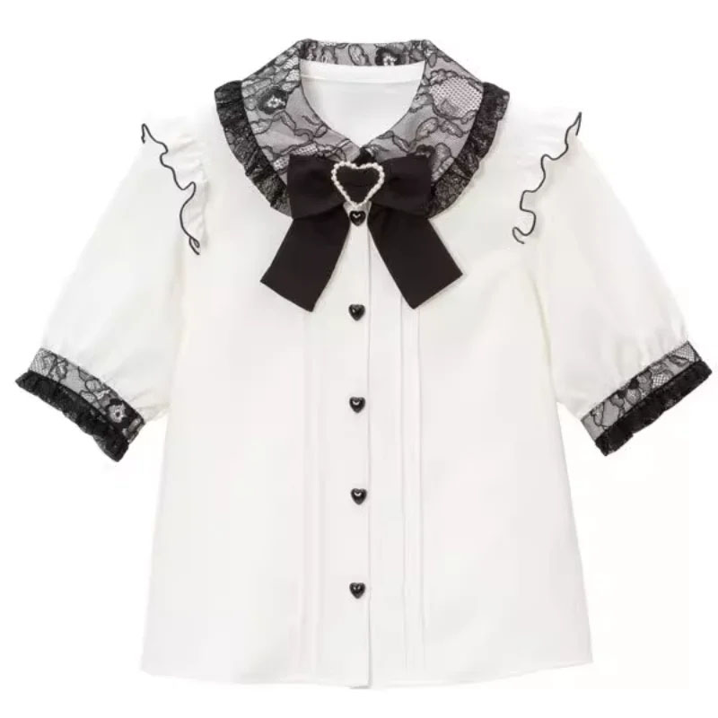 Kawaii Women Shirts Lolita Y2K - Xl Summer Clothing avis et prix
