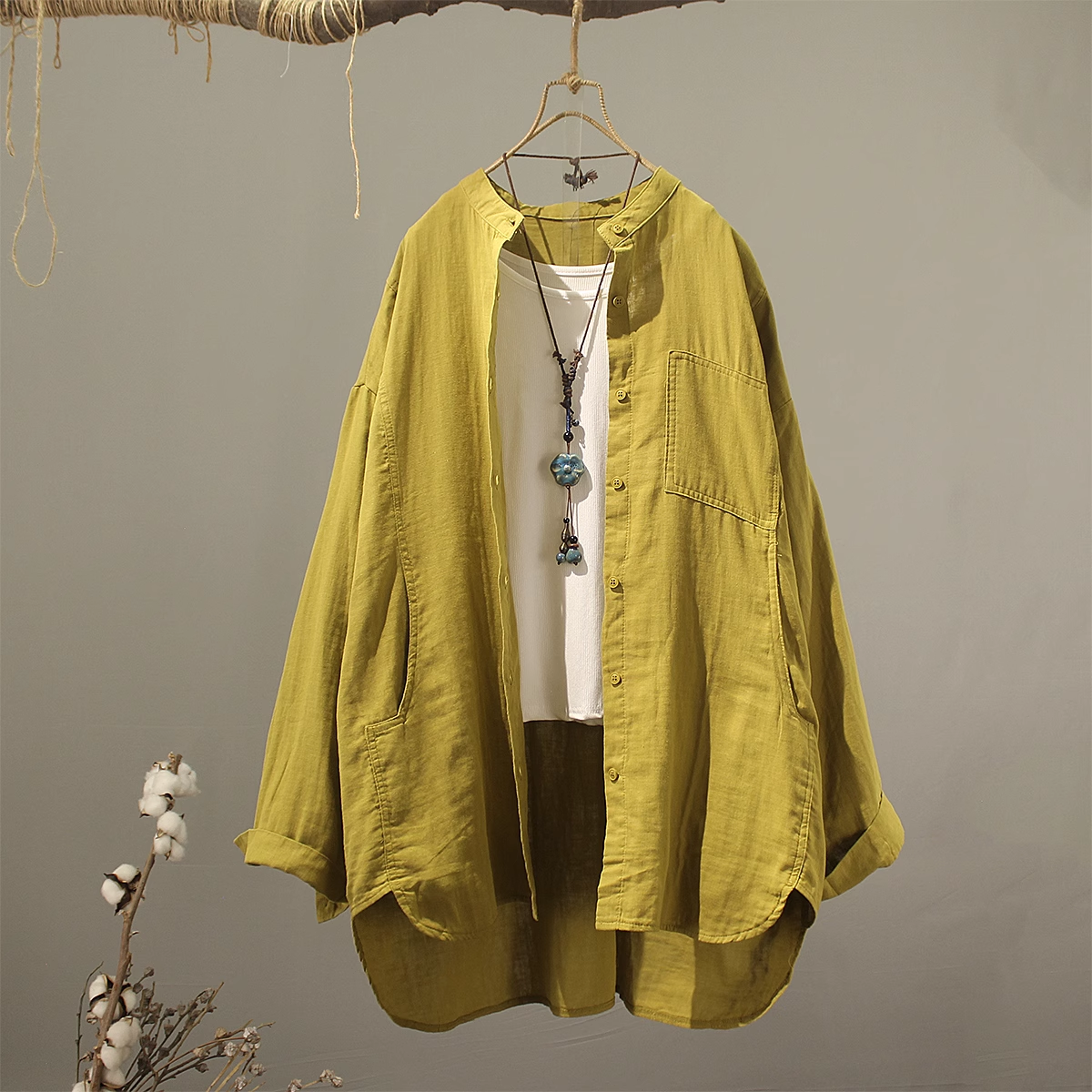2026 Middle-aged women's cloth - Summer Clothing Yarn avis et prix