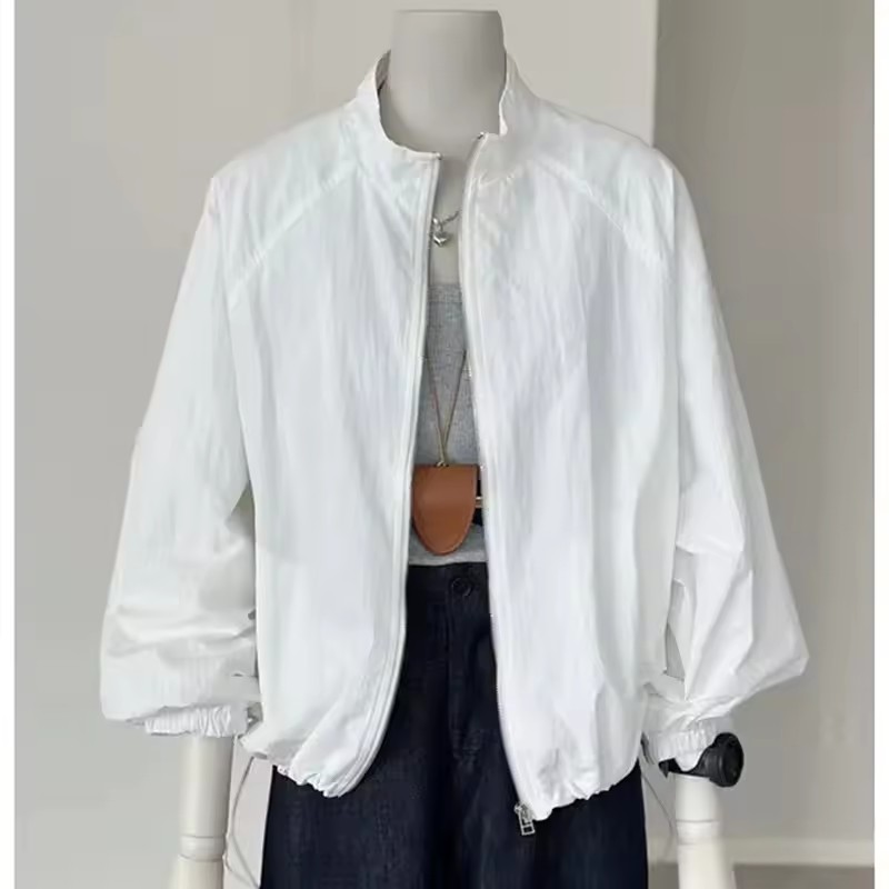 Korean Women Long Sleeved Suns - Crew Clothing Summer Jacket avis et prix