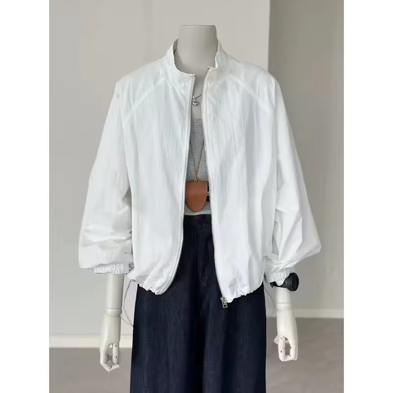 Korean Women Long Sleeved Suns - Crew Clothing Summer Jacket avis et prix