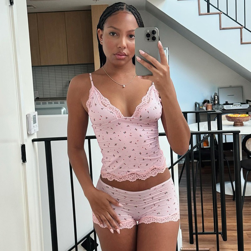 Summer Women Lace Patchwork Fl - Summer House Clothing avis et prix