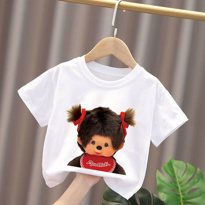 Monchhichi Kids T-shirts Anime - Summer Clothing For Babies avis et prix