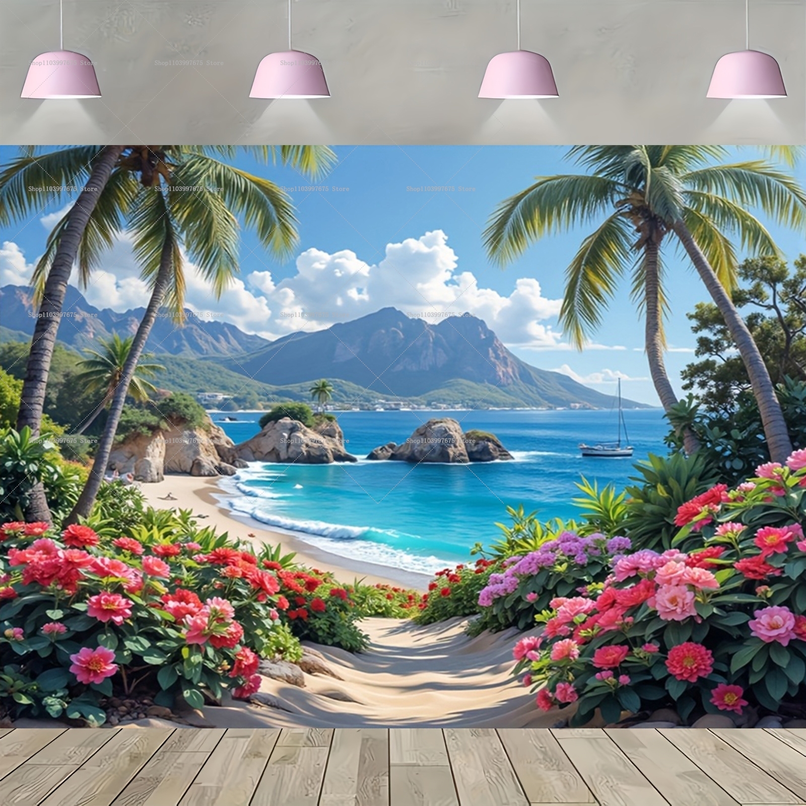 Spring&Summer Tropical Beach S - Summer House Clothing avis et prix